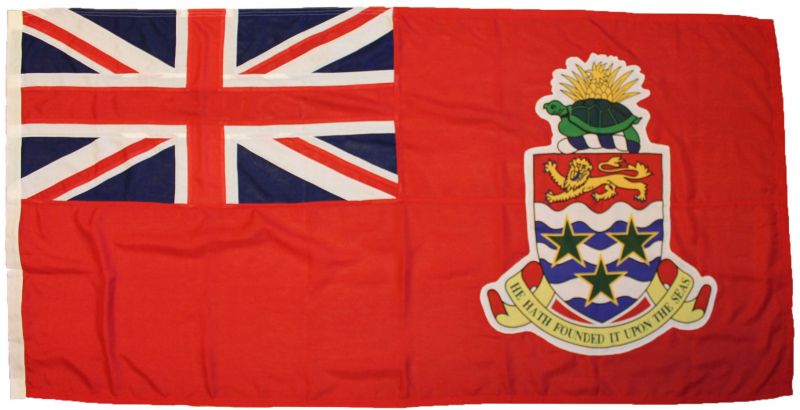 3.5yd 126x63in 320x160cm Cayman Islands red ensign (woven MoD fabric)
